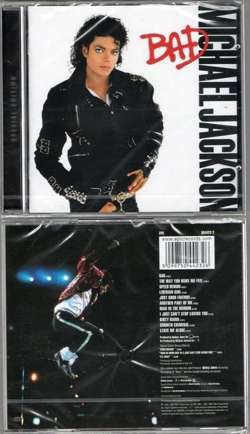 MICHAEL JACKSON BAD CD NIEUW, Cd's en Dvd's, Cd's | Pop, Nieuw in verpakking, 1980 tot 2000, Ophalen of Verzenden