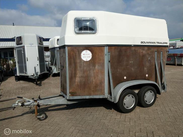 2X paardentrailer voor EXPORT/OPKNAPPER, Dieren en Toebehoren, Paarden en Pony's | Trailers en Aanhangwagens, Gebruikt, Overige typen