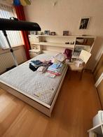 2 persoons bed met of zonder matras, Huis en Inrichting, Ophalen of Verzenden, Eenpersoons, Hout, 90 cm