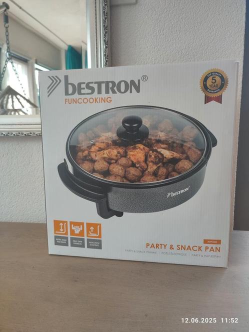 Bestron Multifunctionele parti / hapjespan, Huis en Inrichting, Keuken | Potten en Pannen, Nieuw, Koekenpan of Braadpan, Ophalen of Verzenden