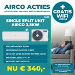AUX Airco Split Unit 3,5kW - Laagste prijs in NL Gratis WiFi, Witgoed en Apparatuur, Airco's, Nieuw, Afstandsbediening, 100 m³ of groter