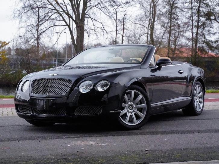 Bentley Continental GTC 6.0 W12 Btw auto, Auto's, Bentley, Bedrijf, Continental GTC, Benzine, Cabriolet, Automaat, Zwart, Overige kleuren