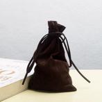 Middeleeuwse portemonnee (beurs muntenzakje zak koord tasje), Sieraden, Tassen en Uiterlijk, Portemonnees, Verzenden, Nieuw, Bruin