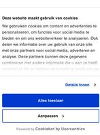 Cookiebanner implementatie - Google Ads (VOORKOM BLOKKADE), Promotiewerk