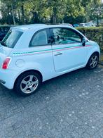 Fiat 500 1.4 16V 73KW C 2007 Blauw, Auto's, Fiat, Voorwielaandrijving, Stof, 4 cilinders, 100 pk