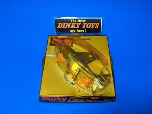 Dinky Toys Engeland #722. Hawker Harrier + OVP  1975, Hobby en Vrije tijd, Modelbouw | Vliegtuigen en Helikopters, Zo goed als nieuw