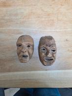 Originele handgekerfde houten maskers, Antiek en Kunst, Ophalen of Verzenden