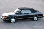 Saab 900 Cabrio 2.0 Low Pressure Turbo (bj 1991), Auto's, Saab, Voorwielaandrijving, 4 cilinders, Zwart, Leder