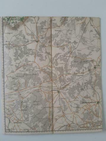28 / Stafkaart ANWB van Het Woold uit het jaar 1906 beschikbaar voor biedingen