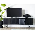 Eleonora Remi TV Meubel Zwart - Nieuw!, 150 tot 200 cm, Nieuw, Ophalen of Verzenden, Minder dan 100 cm
