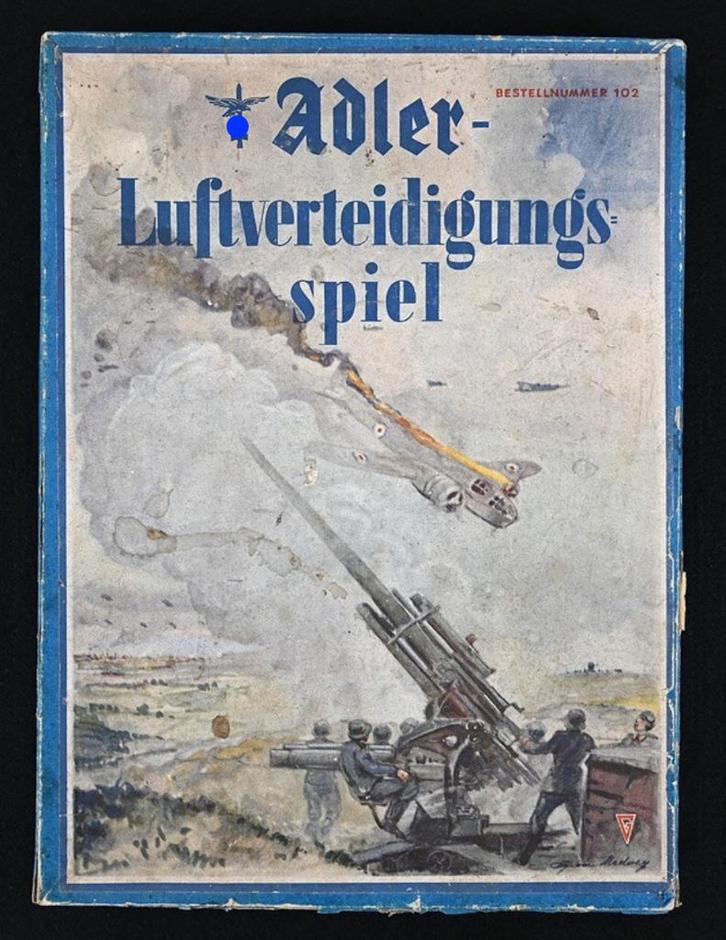Zeldzaam Luftrwaffe 'Adler Luftverteidigungs-Spiel', Verzamelen, Militaria | Tweede Wereldoorlog, Luchtmacht, Overige typen, Duitsland