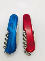 2x SET Wenger Commander/Backpacker RED & BLUE TRANSLUCENT, Verzenden, Maarten@Vintageknives.nl, Nieuwveen, Gebruikt