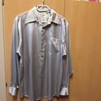 Glanzend zilverkleurig heren overhemd maat 38/39, Kleding | Heren, Ophalen of Verzenden, Zo goed als nieuw, Grijs, COPYRIGHT