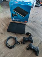 PS3 super slim 250 GB? set in doos, Met 2 controllers, Ophalen of Verzenden, 12 GB, Zo goed als nieuw