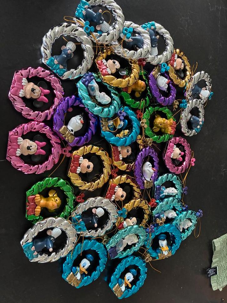 Disney Kerstkransjes AH - Diverse Figuren, Verzamelen, Disney, Nieuw, Beeldje of Figuurtje, Overige figuren, Ophalen of Verzenden