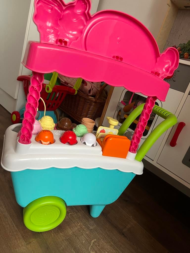 Vtech Schep & Leer Ijscokar - Interactief Speelgoed, Kinderen en Baby's, Speelgoed | Speelkeukens, Zo goed als nieuw, Speelkeuken-accessoire