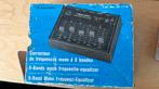 5 band equalizer, Ophalen of Verzenden, Gebruikt, 5 tot 10 kanalen, Microfooningang