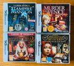 8 Nintendo ds games thema spanning/detective, 1 speler, Verzenden