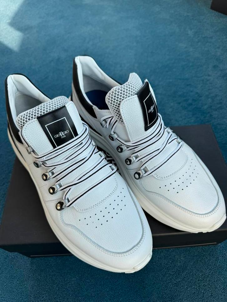 NIEUW Giorgio 1958 Sneaker EU 45 Wit, Kleding | Heren, Schoenen, Nieuw, Sneakers of Gympen, Wit, Verzenden
