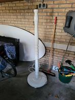 Landelijke Staande Lampenvoet - Wit Hout, Huis en Inrichting, Lampen | Vloerlampen, Ophalen, Gebruikt, 100 tot 150 cm, Landelijk