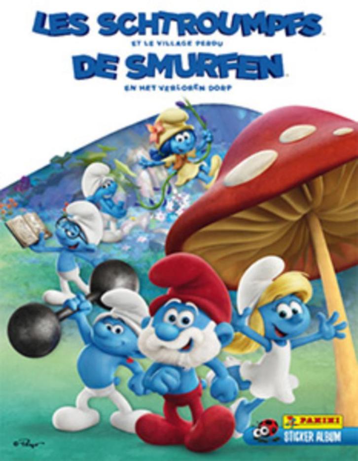 Panini - De Smurfen en het Verloren Dorp - Gezocht., Verzamelen, Stickers, Nieuw, Ophalen of Verzenden