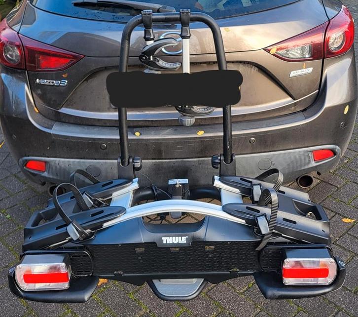 Thule Velocompact 925 Fietsendrager – ZGAN – Kantelbaar, Auto diversen, Fietsendragers, Zo goed als nieuw, Trekhaakdrager, 2 fietsen