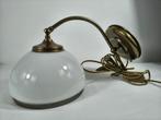 Massive vintage Wandlamp met Opaalglas, Ophalen of Verzenden, Gebruikt, Glas, Vintage