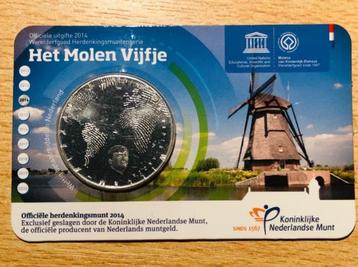 Te koop: Molenvijfje Coincard 5 euro (2014)