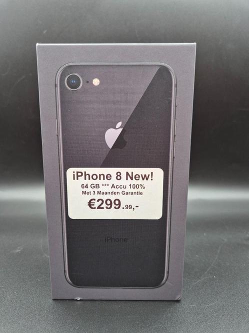 Iphone 8  Nieuw in doos met oplader en glas protector., Telecommunicatie, Datacommunicatie en VoIP, Nieuw, Telefoon, Ophalen