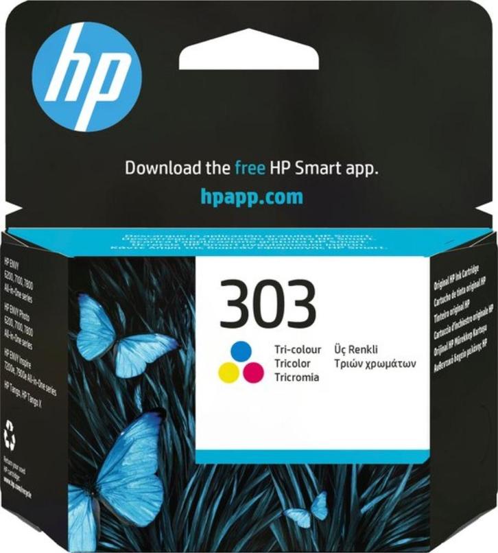 HP 303 - Inktcartridge - Origineel - Kleur GRATIS VERZENDING, Computers en Software, Printerbenodigdheden, Nieuw, Cartridge, Verzenden