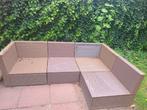 Loungebank te koop - 4 delen, met kussens, Tuin en Terras, Tuinsets en Loungesets, Ophalen