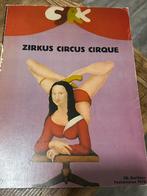 Circus boek uit 1978 uniek, met poster Zirkus Circus Cirque, Ophalen of Verzenden, Gebruikt