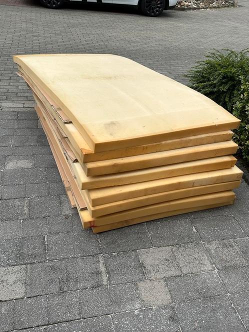 10 stuks schuimstof geel voor zittingen 200x100x6, Huis en Inrichting, Woonaccessoires | Kussens, Gebruikt, Geel, Rechthoekig