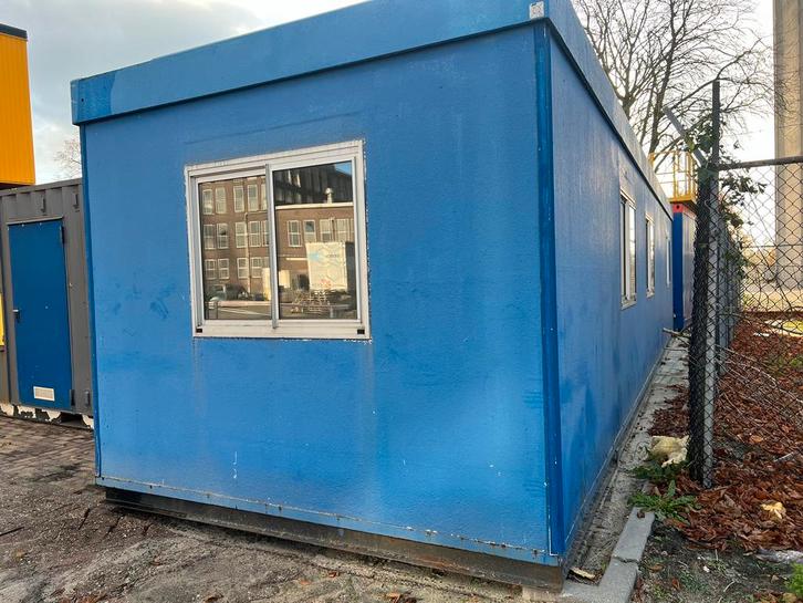 Kantoorunit / bouwkeet / directiekeet | 12x3 meter, Zakelijke goederen, Machines en Bouw | Keten en Containers, Ophalen