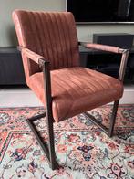 3 lederen/suede stoelen, Ophalen, Zo goed als nieuw, Minder dan 75 cm, 50 tot 75 cm