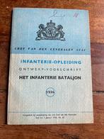 KNIL Nederlands voorschrift Infanteriebataljon 1946 Indie KL, Ophalen of Verzenden, Nederland, Embleem of Badge