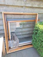 Velux dakraam gebruikt compleet ggl-74 118 x 134, Doe-het-zelf en Verbouw, Glas en Ramen, Ophalen, Gebruikt, 80 tot 120 cm, Dubbelglas