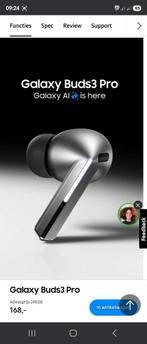 Samsung Galaxy Buds3 Pro Silver (Nieuw!), Audio, Tv en Foto, Koptelefoons, Ophalen, Nieuw, Overige merken, Bluetooth