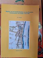 🟤Boek Register Leenaktenboeken Pruisisch Gelder 1713-1794, Ophalen of Verzenden, 20e eeuw of later, Gelezen, M. Flokstra