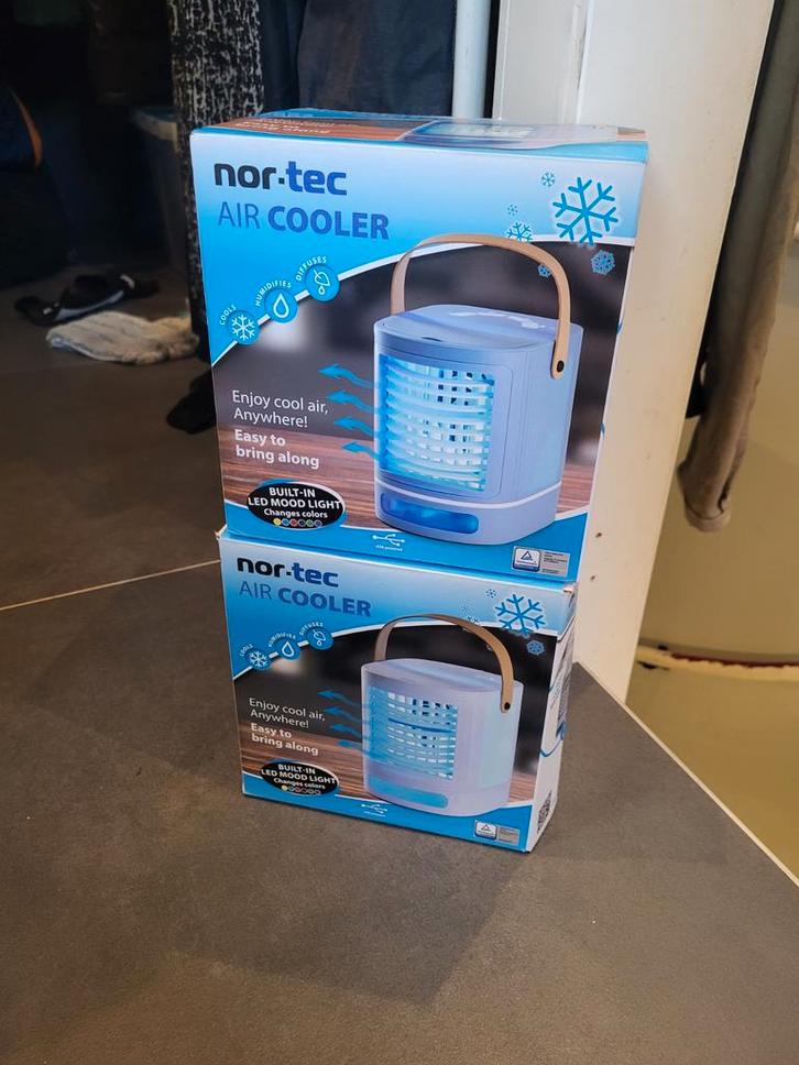 Nor-tec Air Cooler - Mobiele Airco, Witgoed en Apparatuur, Airco's, Nieuw, Mobiele airco, Minder dan 60 m³, 3 snelheden of meer