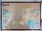 Schoolkaart Bedreigd Waterland Nederland, Antiek en Kunst, Ophalen of Verzenden, Aardrijkskunde