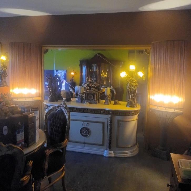 2 Staande lampen heel apart en sfeervol in huis !, Huis en Inrichting, Lampen | Vloerlampen, Gebruikt, 150 tot 200 cm, Metaal