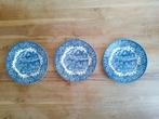 Engelse Royal Tudor Ware borden, 3 stuks, Antiek en Kunst, Ophalen of Verzenden