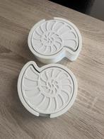 Zeeschelp onderzettets RM, Huis en Inrichting, Ophalen of Verzenden, Nieuw, Glas of Kopje