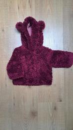 Zacht teddy jasje met oortjes - Maat 62, Prénatal, Meisje, Ophalen of Verzenden, Zo goed als nieuw