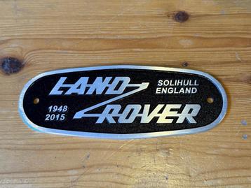 Land Rover Defender HERITAGE ALUMINIUM BADGE 18,5 cm beschikbaar voor biedingen