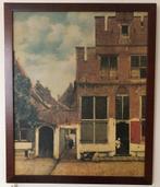 Het Straatje van Johannes Vermeer - Delft | 47 X 57 cm, Antiek en Kunst, Ophalen of Verzenden