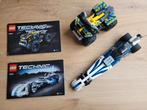 Lego technic 42033 en 42034 (pull back) Recordbreker en Quad, Ophalen of Verzenden, Gebruikt