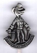 Joris Goedbloed zwart op zilverkl. strip speldje ( S_009 ), Verzenden, Nieuw, Figuurtje, Speldje of Pin