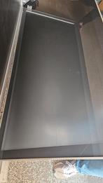 Zwart glas, PAX schuifdeuren, 2x 100x236, Gevelraam of Ruit, Gebruikt, Dubbelglas, 160 cm of meer